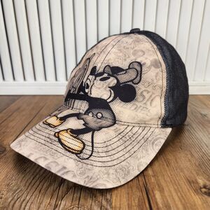 Disney Parks Mickey Mouse Steamboat Willie Hat Walt Disney World Strapback Cap